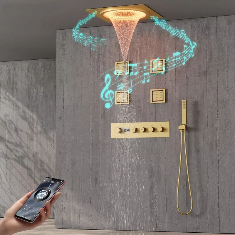Smart LED Shower Set Bathroom  - огляд і ціна Music