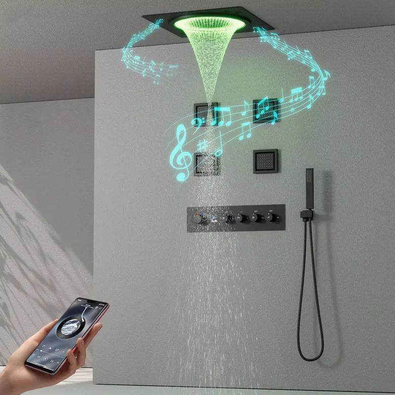 Smart LED Shower Set Bathroom  - огляд і ціна Music