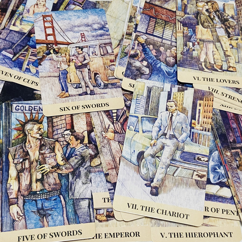 City Labyrinth Tarot Cards 78  - огляд і ціна Tarot Deck With Guidebook