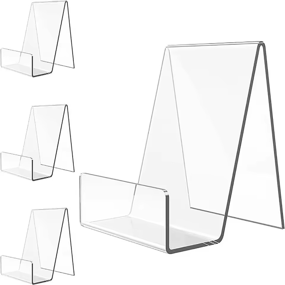4pcs Acrylic Book Stand Book H - огляд і ціна Clear Acrylic Book Stand Holder