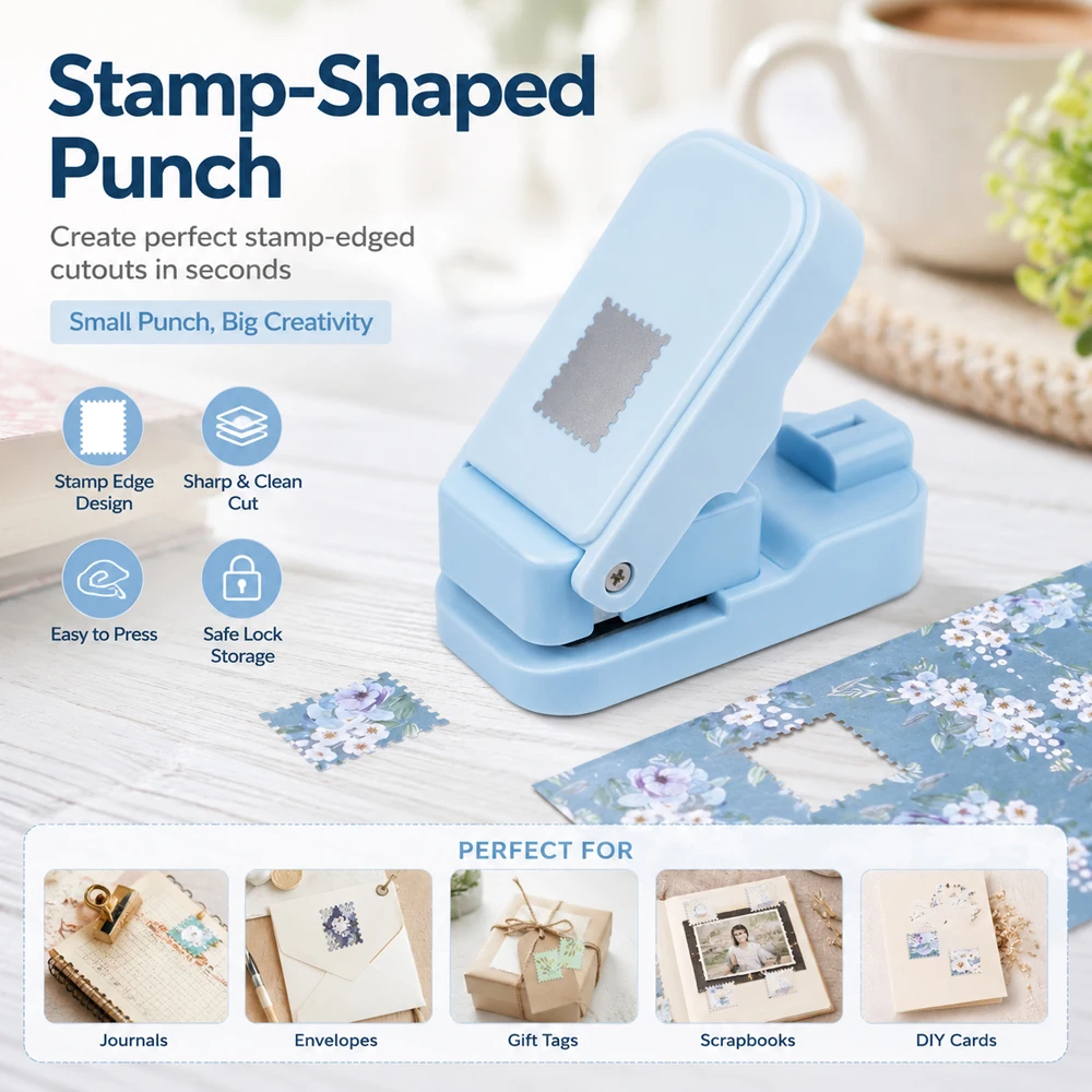 Postage Stamp Edge Paper Punch - огляд і ціна Books