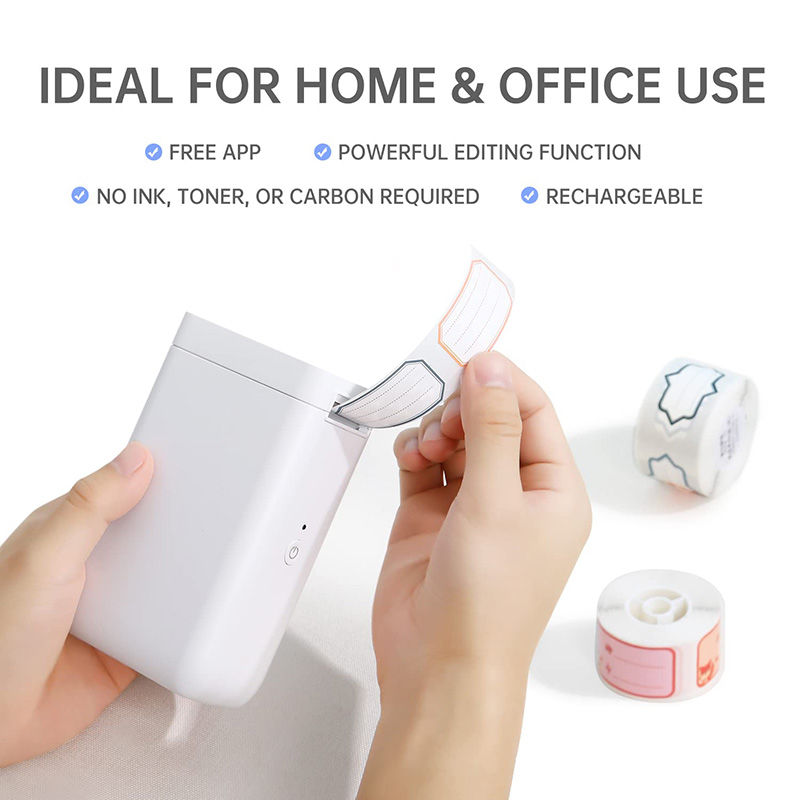​​NiiMbot D101 Mini Thermal La - огляд і ціна Mini Pocket Thermal Printer Paper Roll