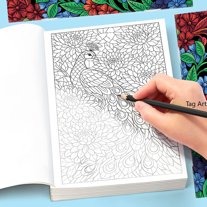 Adult Meditation, Stress Relie - огляд і ціна Adult Coloring Book Stress Relief