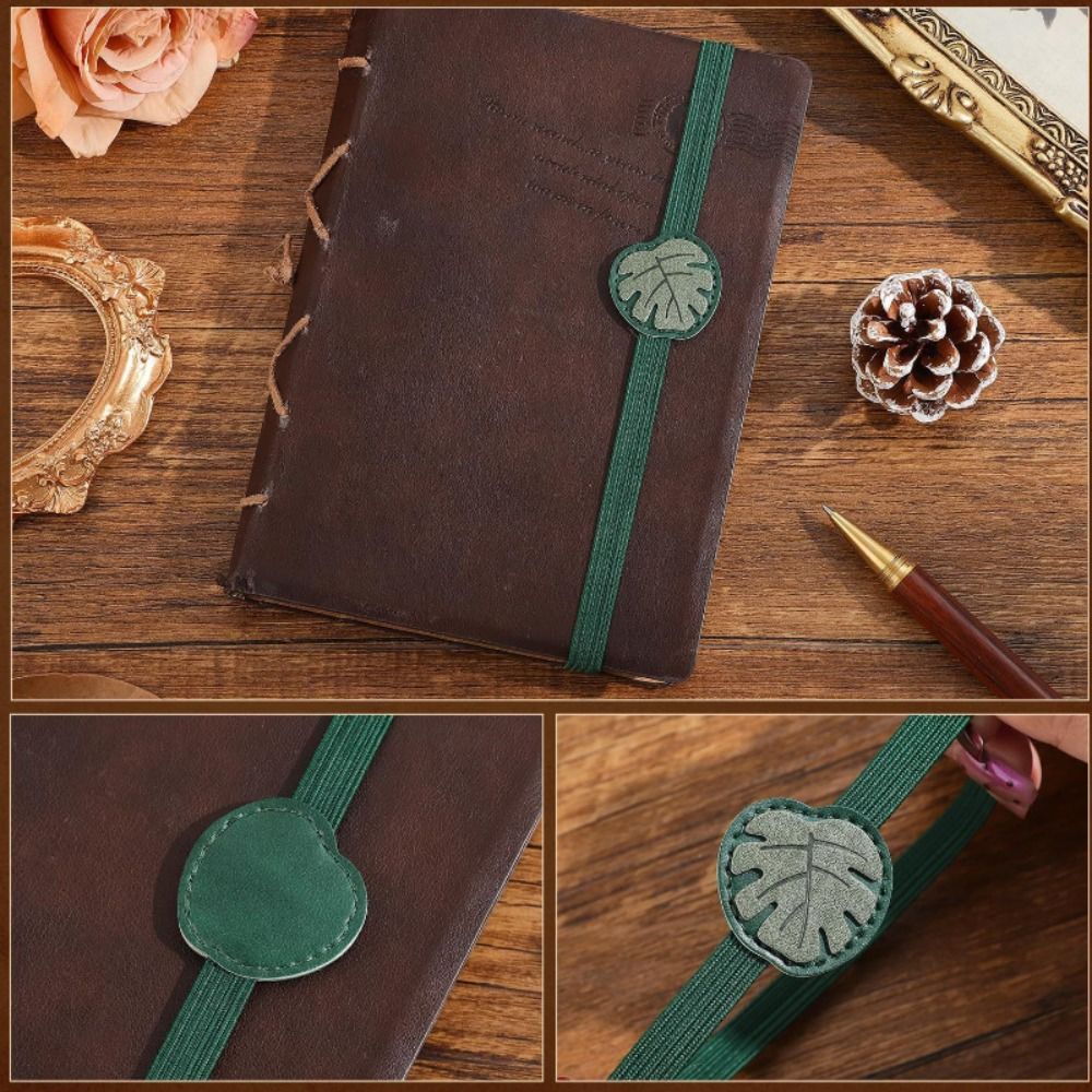 Vintage Elastic Bands Leather  - огляд і ціна Vintage Leather Journal Notebook
