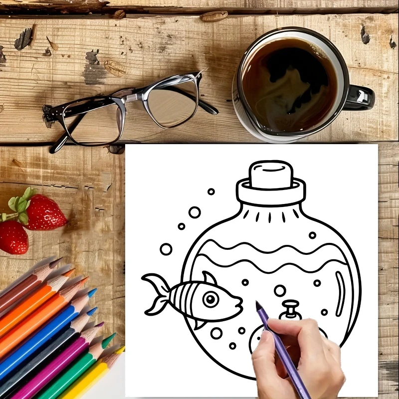 Coloring Book Magic Jar for Ad - огляд і ціна Adult Coloring Book Stress Relief