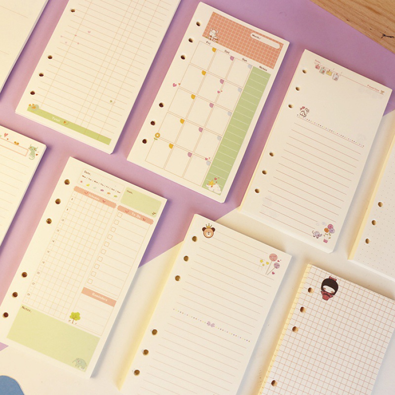 2026Colored A5 A6 Loose Leaf N - огляд і ціна A5 Spiral Dotted Grid Notebook