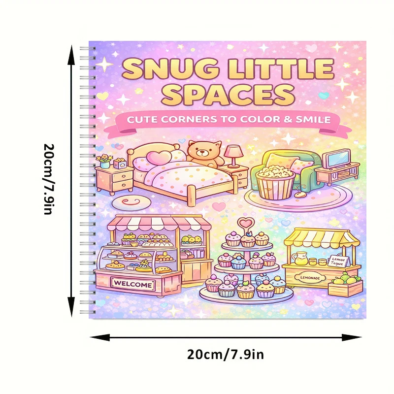 Coloring Book Little Spaces fo - огляд і ціна Adult Coloring Book Stress Relief