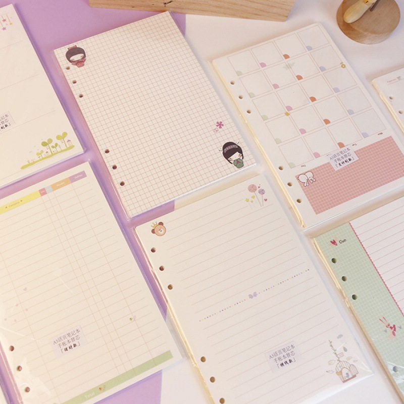 Kawayi A5 A6 Loose Leaf Notebo - огляд і ціна A5 Spiral Dotted Grid Notebook