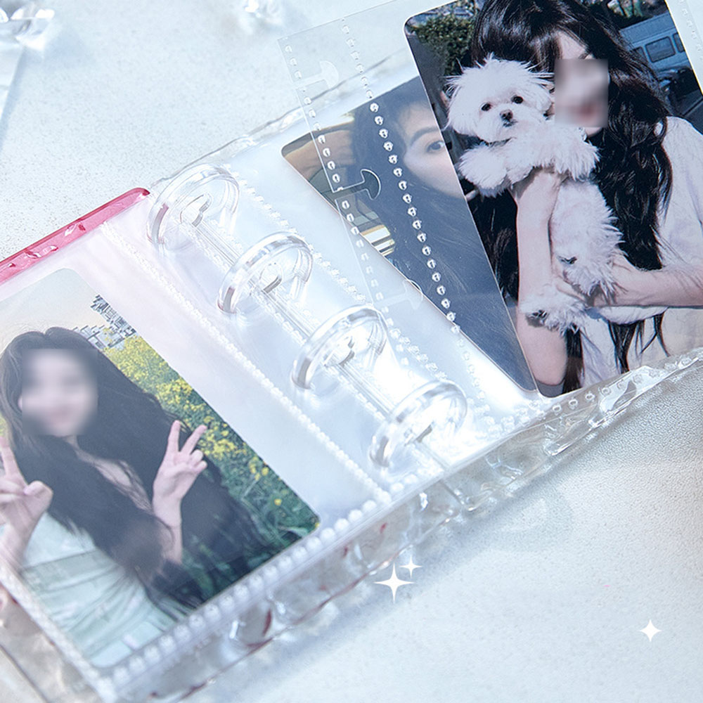 Gradient Acrylic Photocard Bin - огляд і ціна Kpop Photo Card Binder 3 Inch