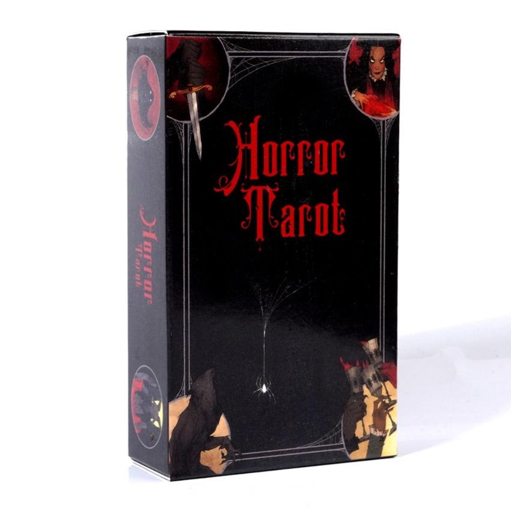 10.3*6cm Horror Tarot Deck Car - огляд і ціна Tarot Deck With Guidebook