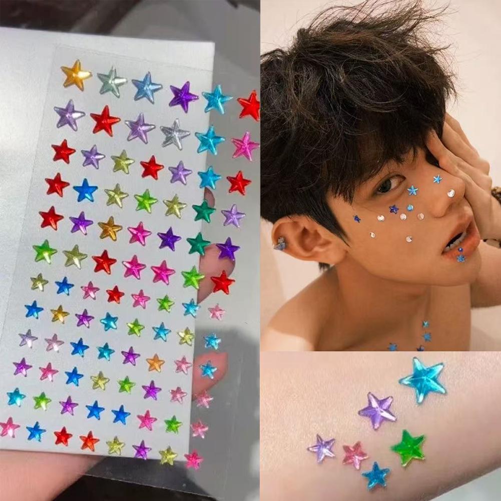 Self-Adhesive Face Rhinestones - огляд і ціна Music