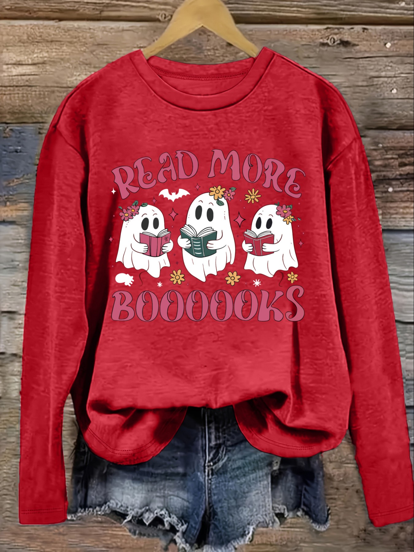 Women's Casual Long Sleeve Cre - огляд і ціна Books