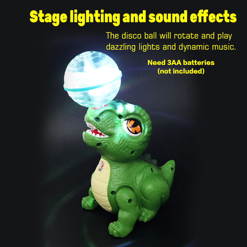 Electric Dinosaur Top Ball Toy - огляд і ціна Music