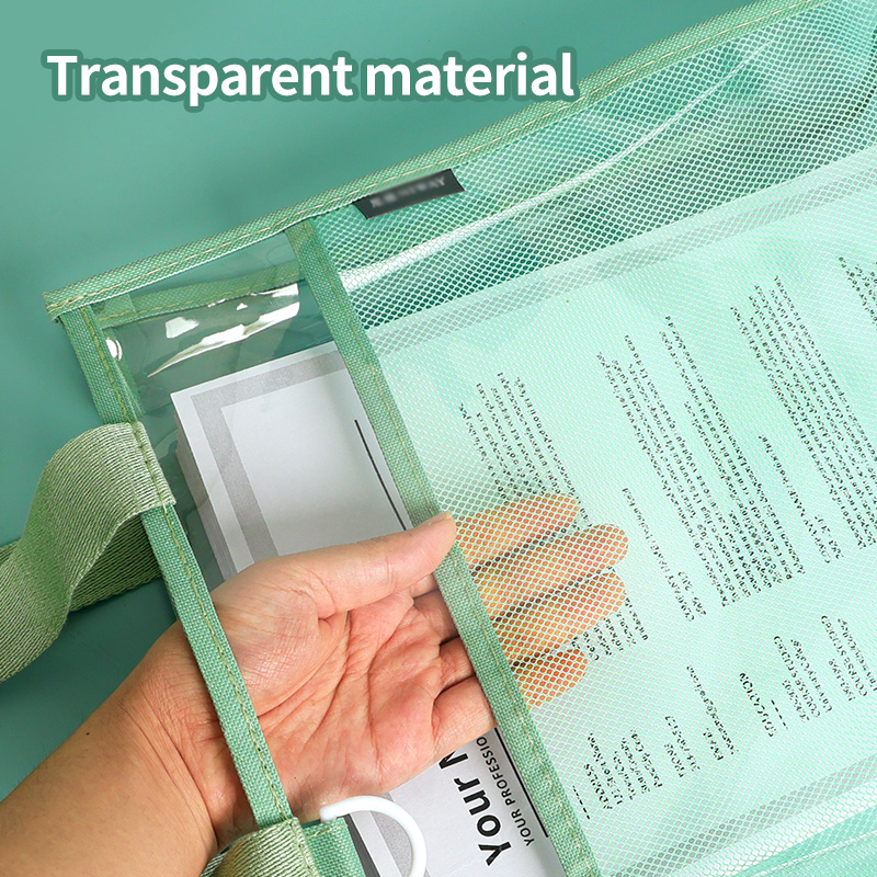 HUAJIE Transparent File Bag, L - огляд і ціна Stationery Books