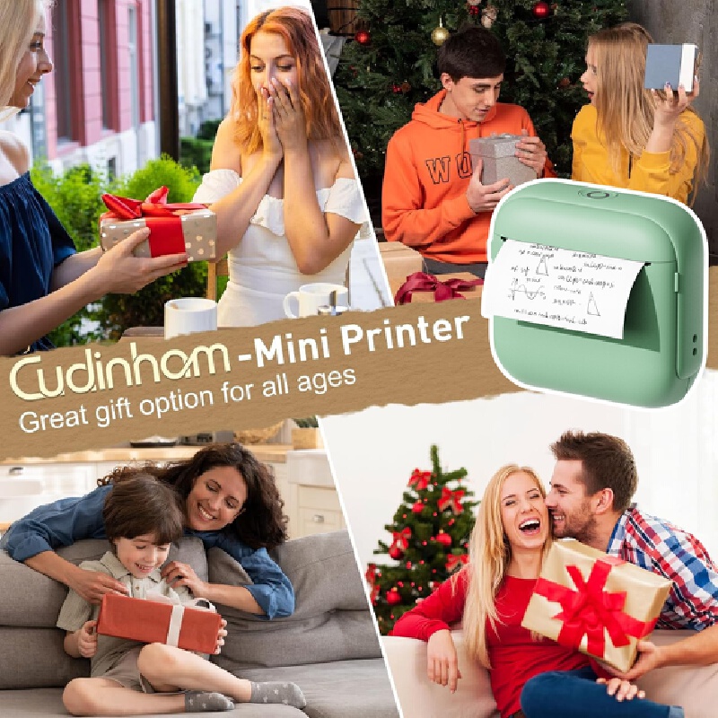Mini Pocket Bluetooth Inkless  - огляд і ціна Mini Pocket Thermal Printer Paper Roll