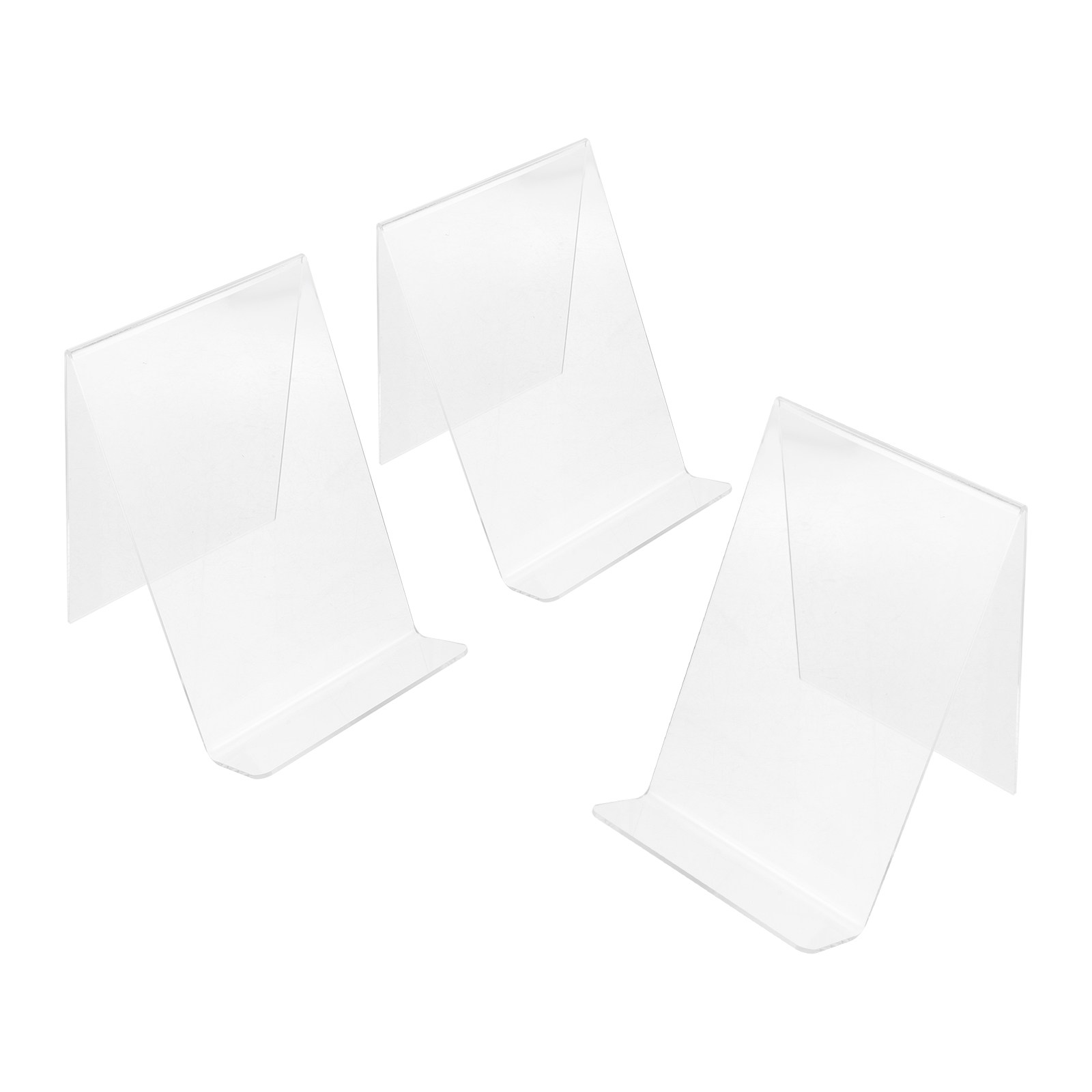 3Pcs Clear Acrylic Book Stand  - огляд і ціна Clear Acrylic Book Stand Holder