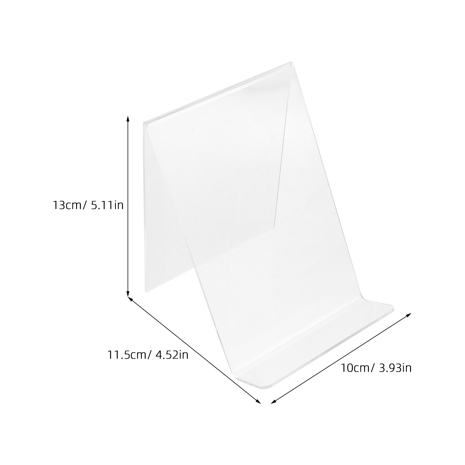 3Pcs Clear Acrylic Book Stand  - огляд і ціна Clear Acrylic Book Stand Holder