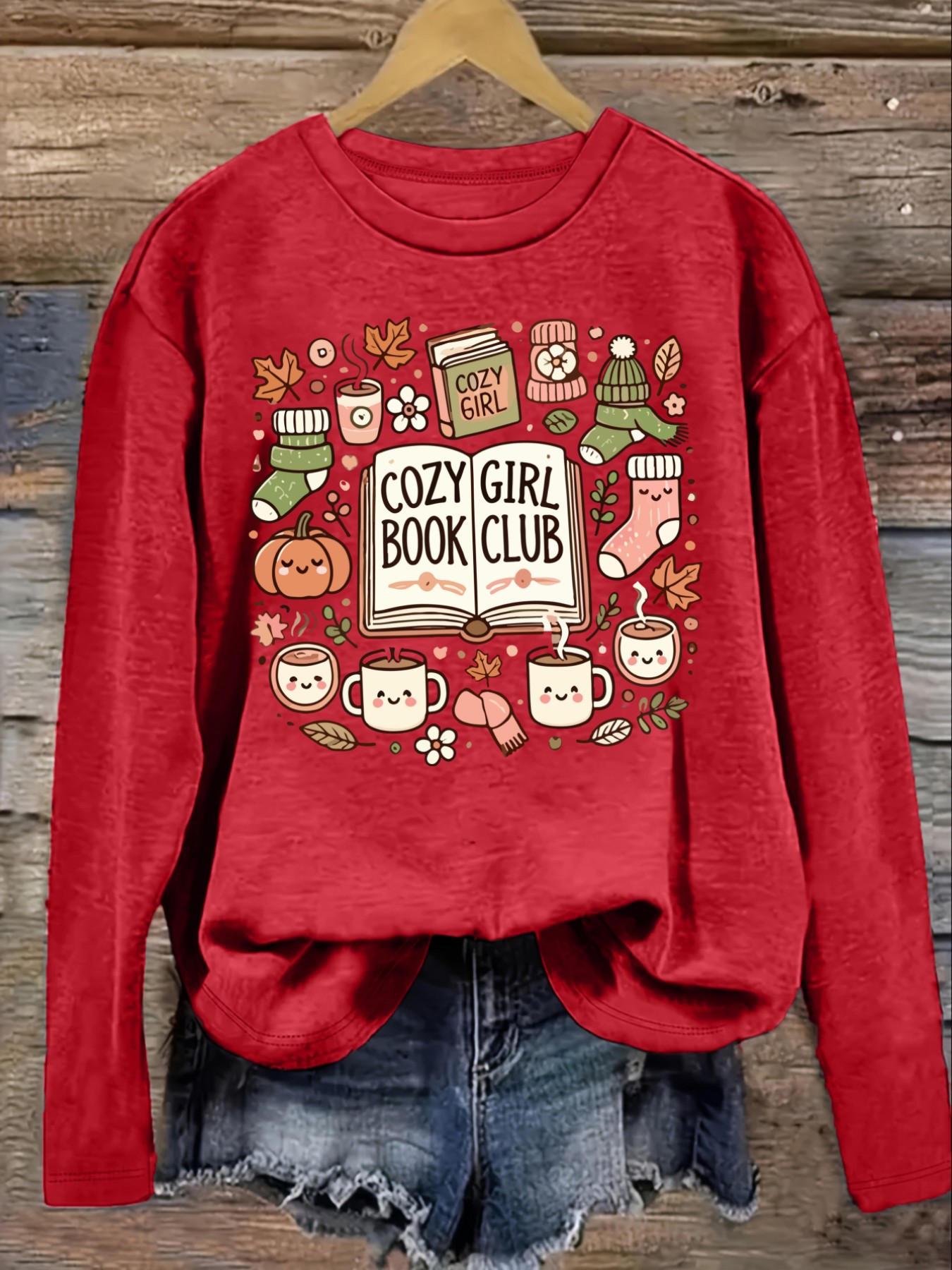 Women's Casual Long Sleeve Cre - огляд і ціна Books