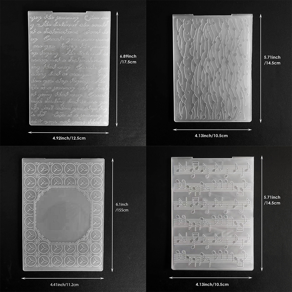2D/Musical Note/Embossing Fold - огляд і ціна Blank Sheet Music Notebook