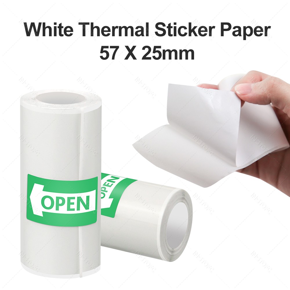 Printable Adhesive Paper 3~15  - огляд і ціна Mini Pocket Thermal Printer Paper Roll