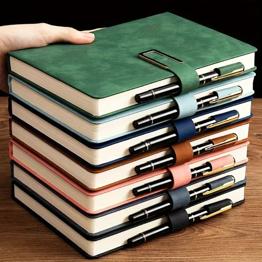 1pcs Soft-Cover Vintage A5 Lea - огляд і ціна Vintage Leather Journal Notebook